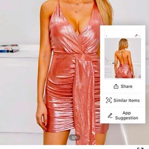 NWT shein pink dress